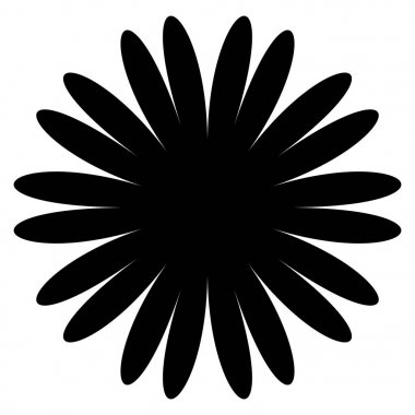 Geometrik Radyal öğesi. Soyut konsantrik, Radyal geometrik motif