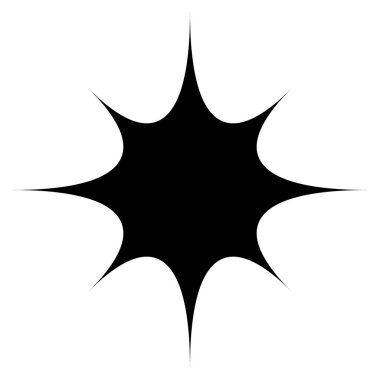 Geometrik Radyal öğesi. Soyut konsantrik, Radyal geometrik motif