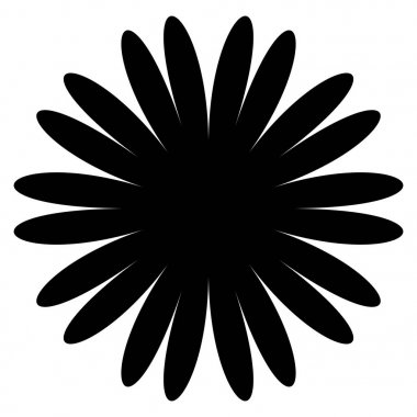 Geometrik Radyal öğesi. Soyut konsantrik, Radyal geometrik motif