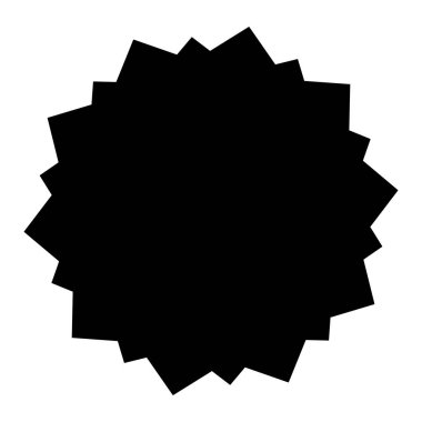 Geometrik Radyal öğesi. Soyut konsantrik, Radyal geometrik motif