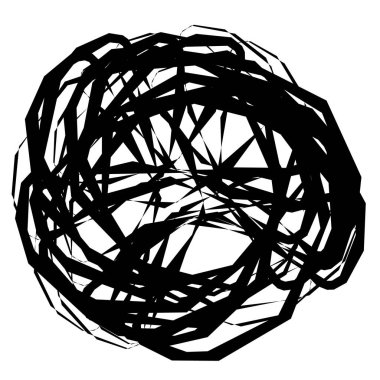 Geometrik Radyal öğesi. Soyut konsantrik, Radyal geometrik motif