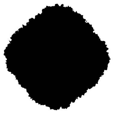 Beyaz zemin üzerine konsantrik, Radyal soyut öğe