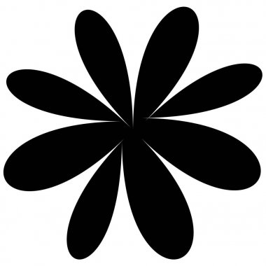 Beyaz arka plan üzerinde dairesel, Radyal soyut geometrik öğesi