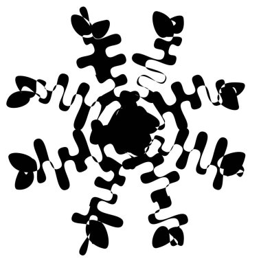 Beyaz arka plan üzerinde dairesel, Radyal soyut geometrik öğesi