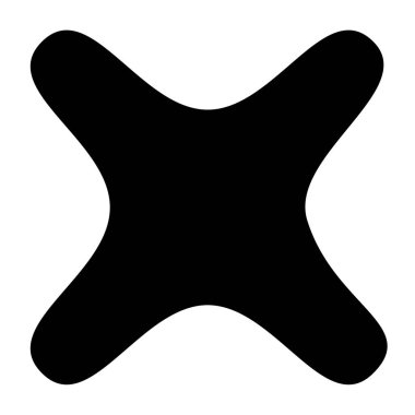 Beyaz arka plan üzerinde dairesel, Radyal soyut öğe