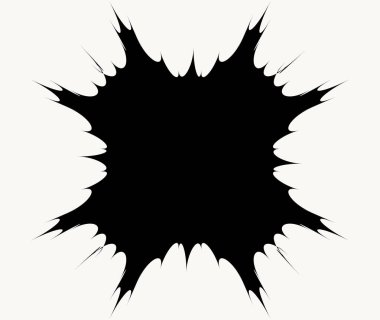 Geometrik Radyal öğesi. Soyut konsantrik, Radyal geometrik şekil