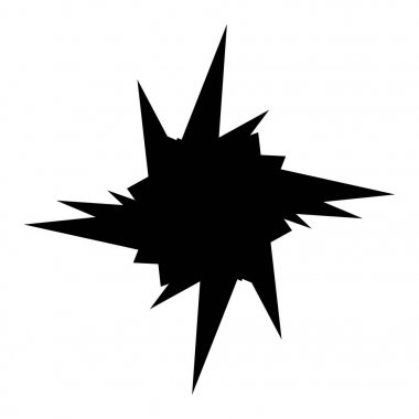 Geometrik Radyal öğesi. Soyut konsantrik, Radyal geometrik motif