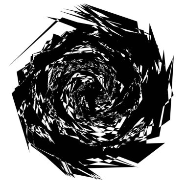 Konsantrik Radyal öğesi. Soyut geometrik öğe yayılan