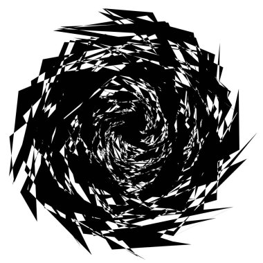 Konsantrik Radyal öğesi. Soyut geometrik öğe yayılan