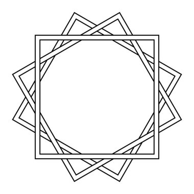 Konsantrik Radyal öğesi. Soyut geometrik öğe yayılan