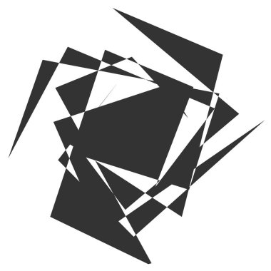 Dairesel, Radyal soyut öğe üzerinde beyaz. Şekil deformasyonu ile yayılan