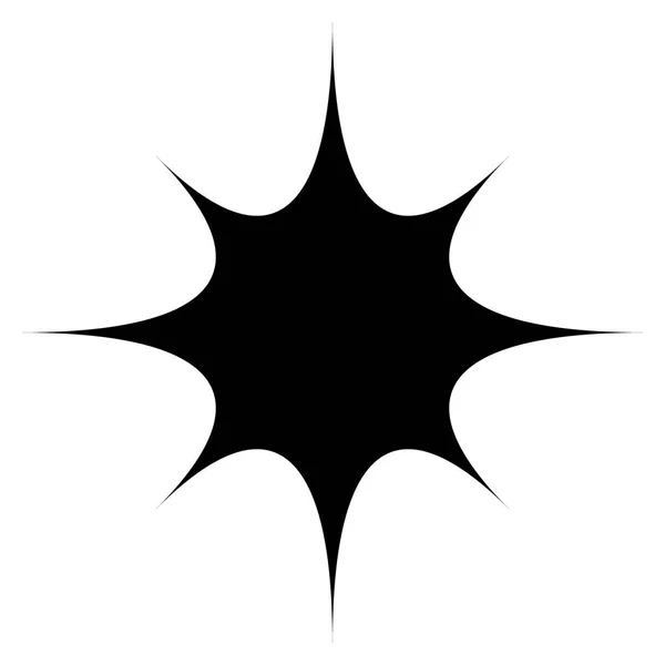 几何径向元素 抽象同心 径向几何图案 — 图库矢量图片
