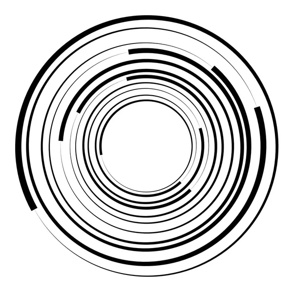 Elemento radial geométrico . —  Vetores de Stock