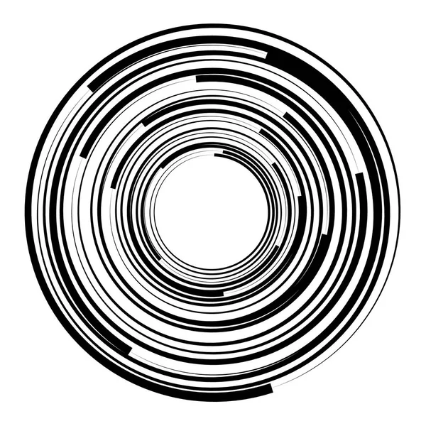 Geometrisches radiales Element. — Stockvektor