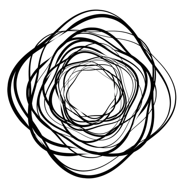 Geometrische radiale element. — Stockvector