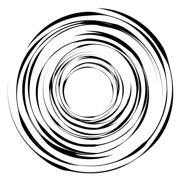 Geometrische radiale element. — Stockvector