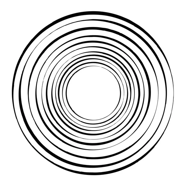 Elemento radial geométrico . — Vector de stock