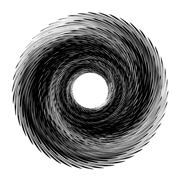 Geometrische radiale element. — Stockvector