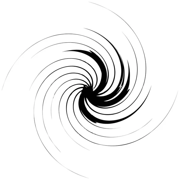 Élément Radial Géométrique Motif Géométrique Radial Concentrique Abstrait — Image vectorielle