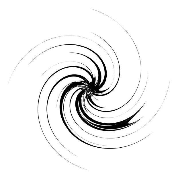 Geometrisches Radiales Element Abstraktes Konzentrisches Radial Geometrisches Motiv — Stockvektor