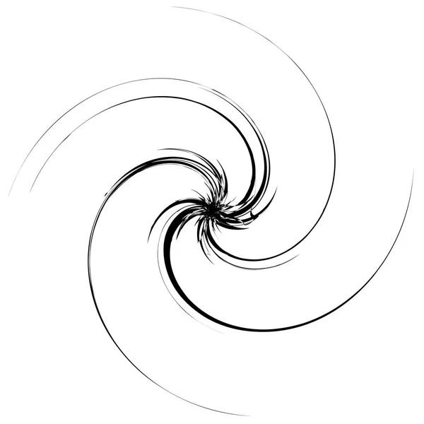 Geometrisches Radiales Element Abstraktes Konzentrisches Radial Geometrisches Motiv — Stockvektor