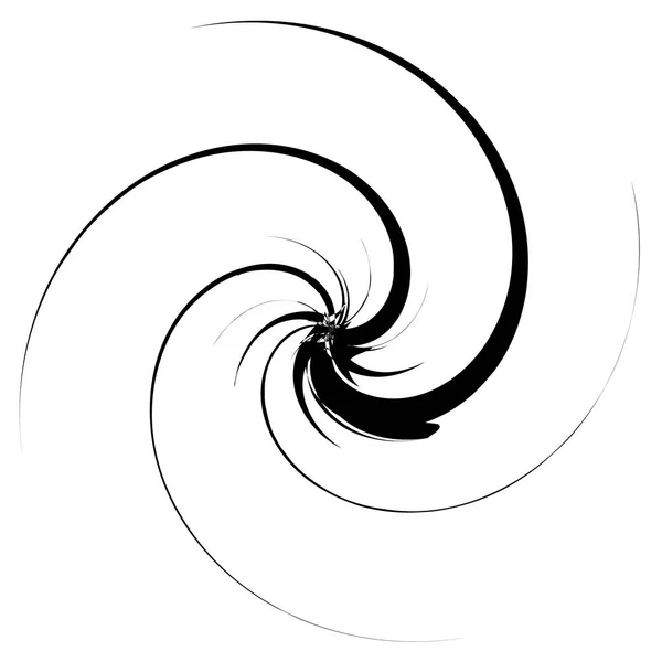 Geometrisches Radiales Element Abstraktes Konzentrisches Radial Geometrisches Motiv — Stockvektor