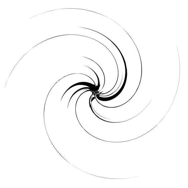 Élément Radial Géométrique Motif Géométrique Radial Concentrique Abstrait — Image vectorielle