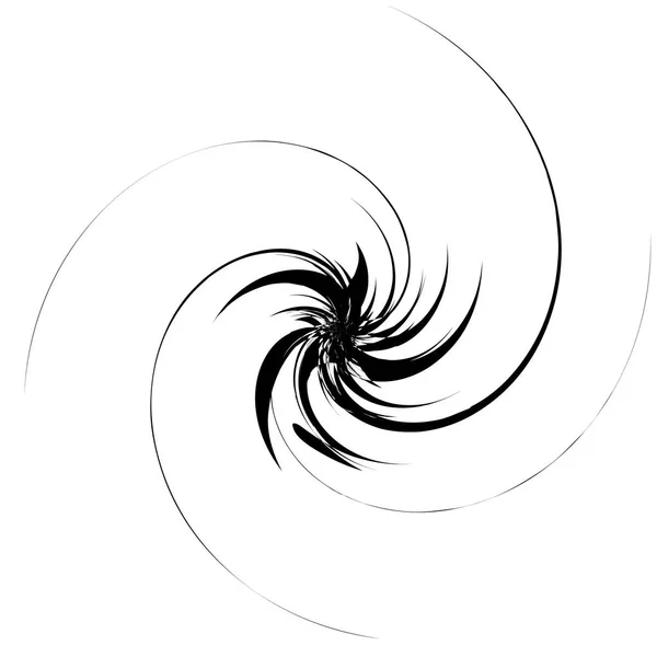 Élément Radial Géométrique Motif Géométrique Radial Concentrique Abstrait — Image vectorielle