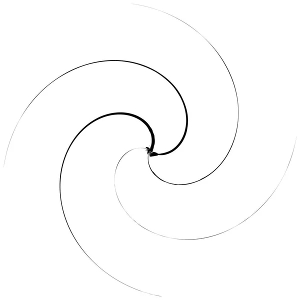 Geometrisches Radiales Element Abstraktes Konzentrisches Radial Geometrisches Motiv — Stockvektor