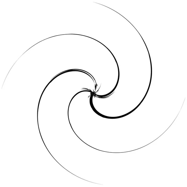 Geometrisches Radiales Element Abstraktes Konzentrisches Radial Geometrisches Motiv — Stockvektor