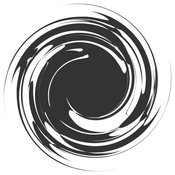 Élément Abstrait Circulaire Radial Sur Fond Blanc — Image vectorielle