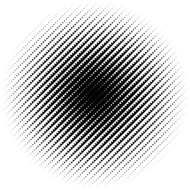 Noktalı resim öğesi. Yarım tonlu desen, vektör çizim ile soyut geometrik grafik