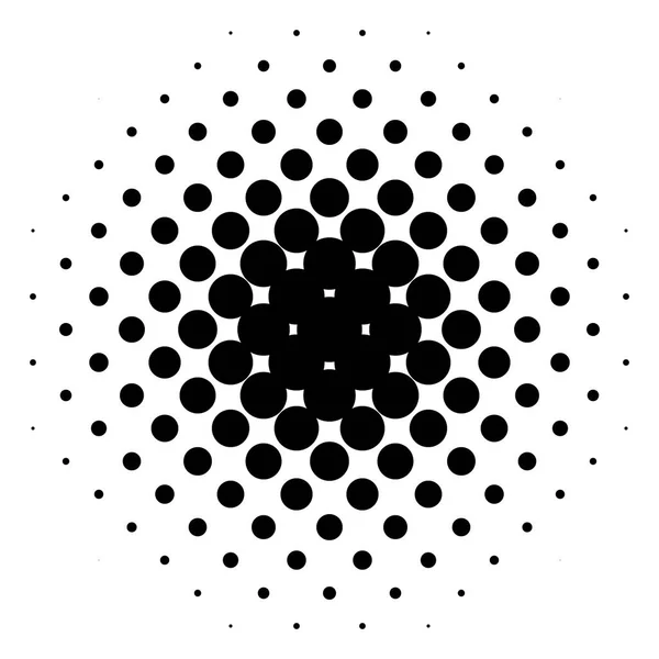 Halftone Element Abstracte Geometrische Afbeelding Met Half Tone Patroon Vectorillustratie — Stockvector