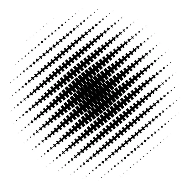 Polotónování Prvek Abstraktní Geometrické Grafiky Polotónovým Vzorem Vektorové Ilustrace — Stockový vektor