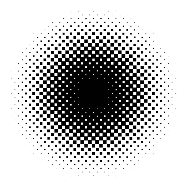 ハーフトーンの要素 ハーフトーン パターン ベクトル図で抽象的な幾何学的なグラフィック — ストックベクタ