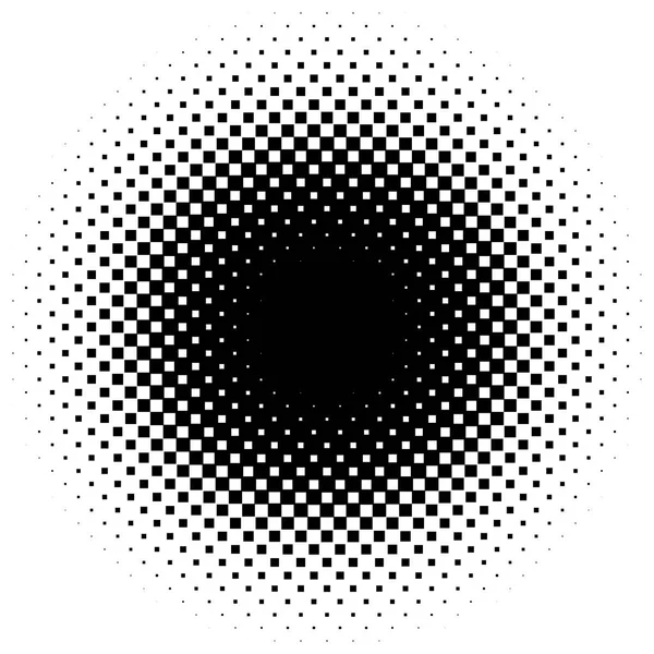 Halftone Element Abstracte Geometrische Afbeelding Met Half Tone Patroon Vectorillustratie — Stockvector