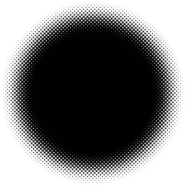 Halftone Element Abstracte Geometrische Afbeelding Met Half Tone Patroon Vectorillustratie — Stockvector