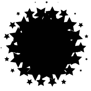 Noktalı resim öğesi. Yarım tonlu desen, vektör çizim ile soyut geometrik grafik