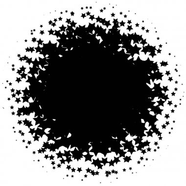 Noktalı resim öğesi. Yarım tonlu desen, vektör çizim ile soyut geometrik grafik