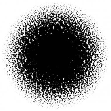 Noktalı resim öğesi. Yarım tonlu desen, vektör çizim ile soyut geometrik grafik