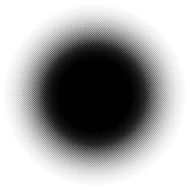 Noktalı resim öğesi. Yarım tonlu desen ile soyut geometrik grafik