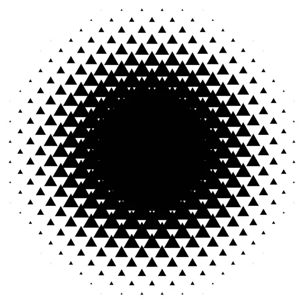 Halftone Element Abstracte Geometrische Afbeelding Met Half Tone Patroon Vectorillustratie — Stockvector