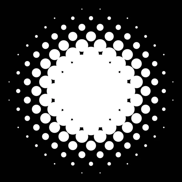 Halvtone Element Abstrakt Geometrisk Grafik Med Halvtonemønster Vektorillustration – Stock-vektor