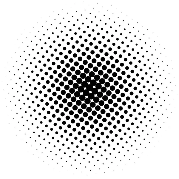 Halftone Element Abstracte Geometrische Afbeelding Met Half Tone Patroon Vectorillustratie — Stockvector