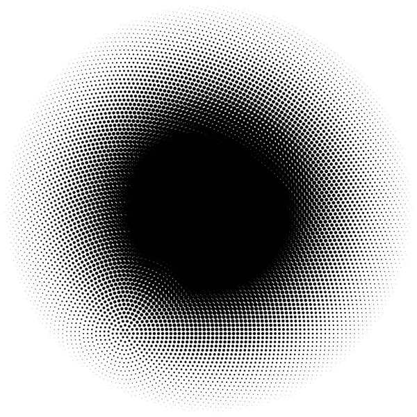 Element Półtonów Streszczenie Geometrycznej Graficzny Półtonów Wzór Ilustracji Wektorowych — Wektor stockowy