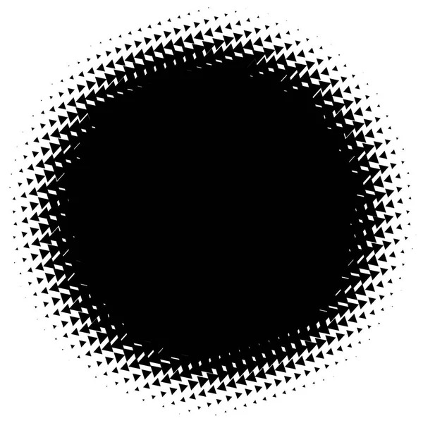 Elemento Medio Tono Gráfico Geométrico Abstracto Con Patrón Medio Tono — Archivo Imágenes Vectoriales