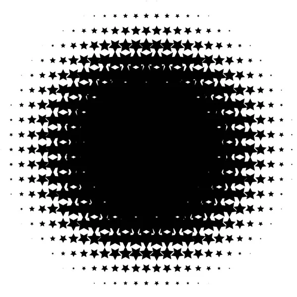 Halftone Element Abstracte Geometrische Afbeelding Met Half Tone Patroon Vectorillustratie — Stockvector