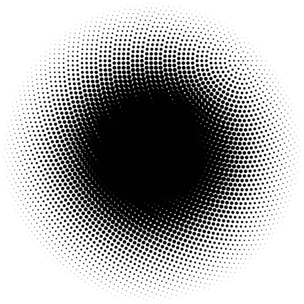 Полутоновый Элемент Абстрактная Геометрическая Графика Полутоновым Рисунком — стоковый вектор