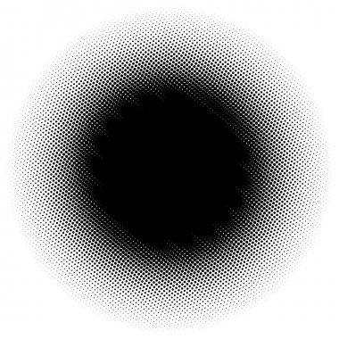 Noktalı resim öğesi. Yarım tonlu desen ile soyut geometrik grafik