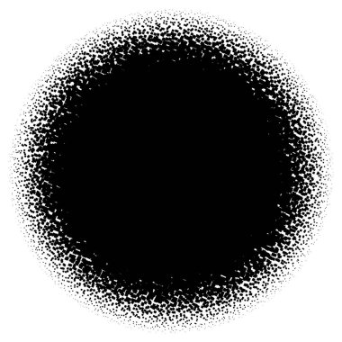 Noktalı resim öğesi. Yarım tonlu desen ile soyut geometrik grafik